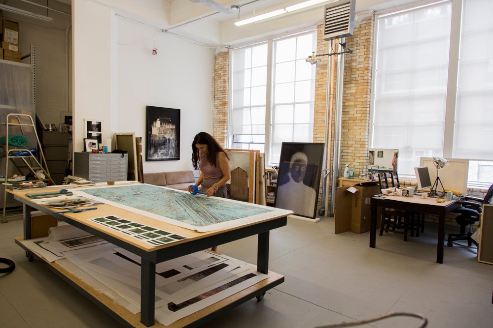 Art curator residences