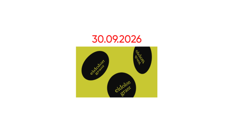 eidolon Grant 2026 — an international grant of €25,000